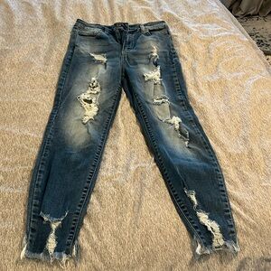 Cello jeans. Size 9. Ripped jeans.